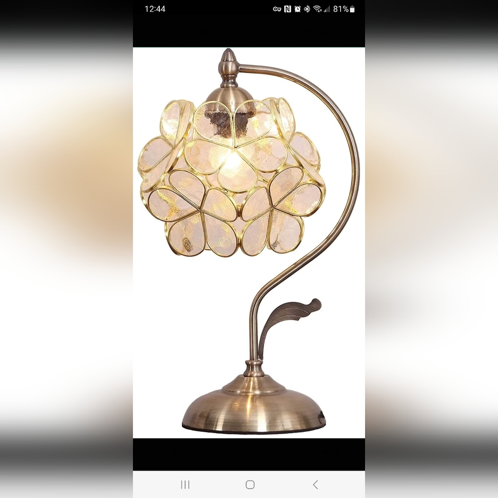 Tiffany style cherry blossom lamp